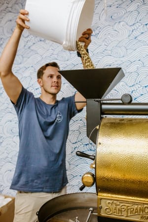 Trevor Bayne has a flourishing coffee shop business in his native Knoxville, Tenn. (Photo: Trevor Bayne official Twitter account)